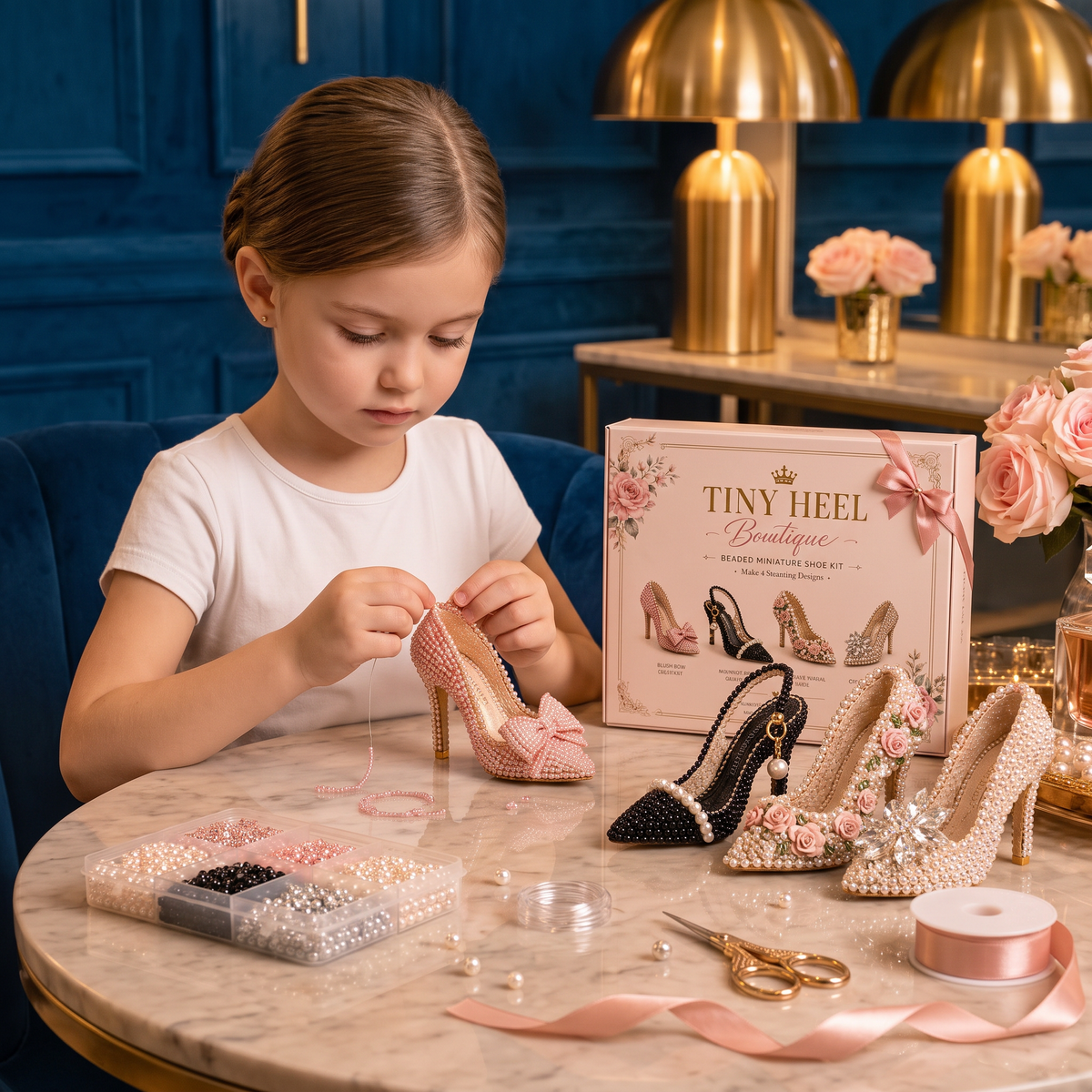 3D-Kralenfiguren Knutselset – DIY-Set voor Mini-Kralenkunst voor Beginners