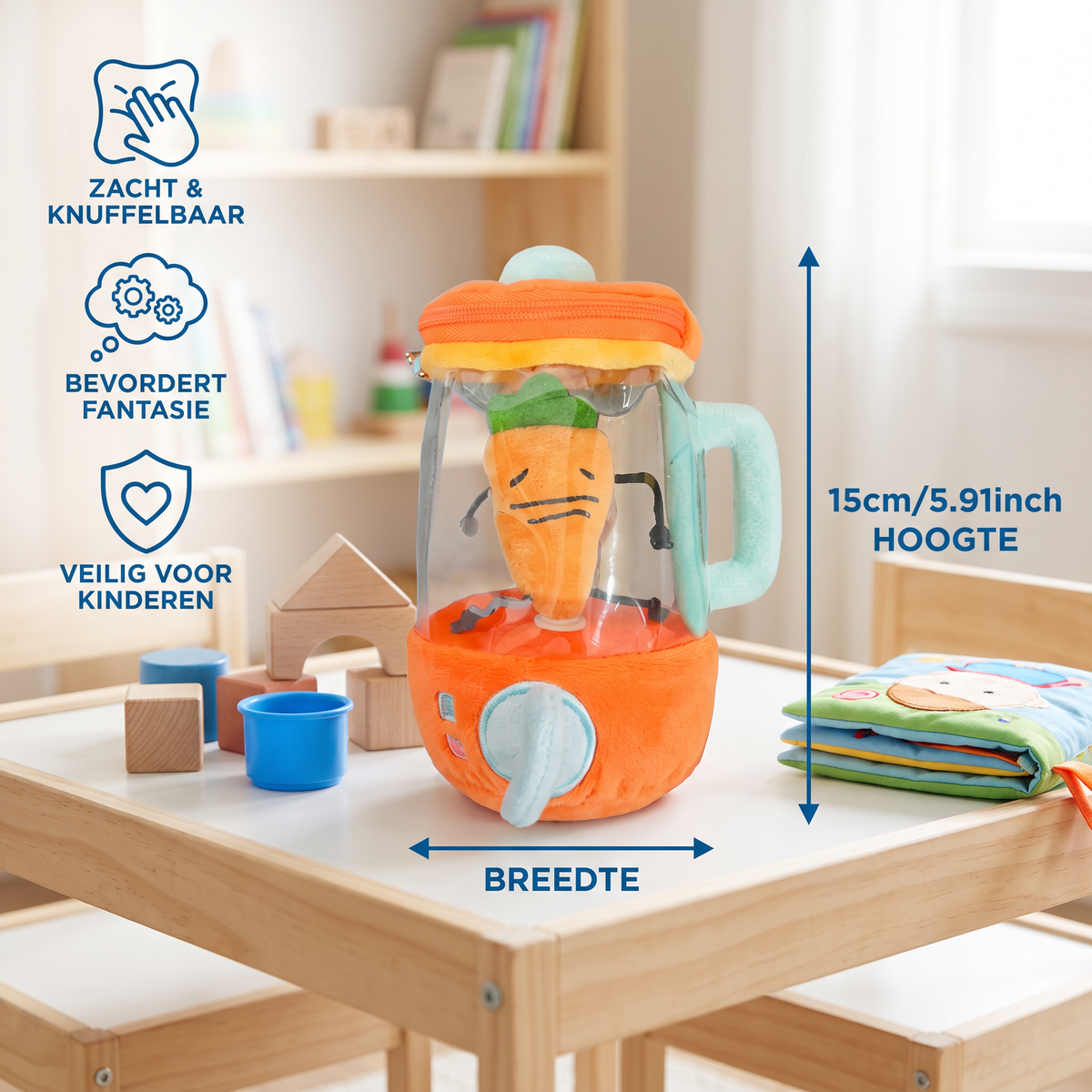 Lustig Karotten Mixer Kinder Plüschtier