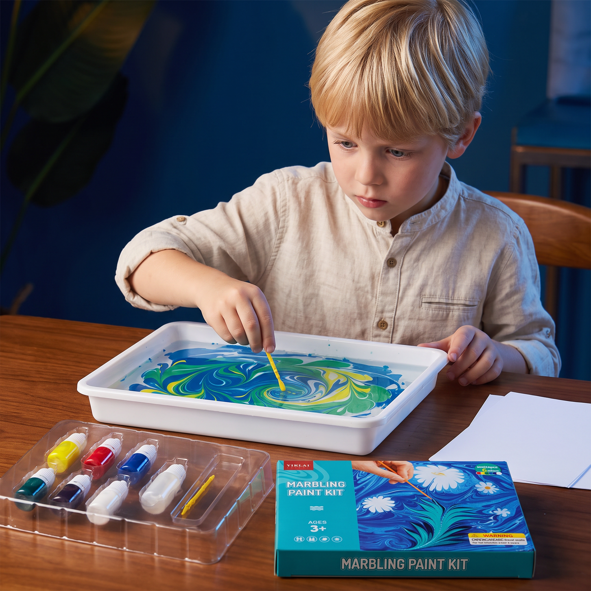 Creatieve Marmer-Waterverfset