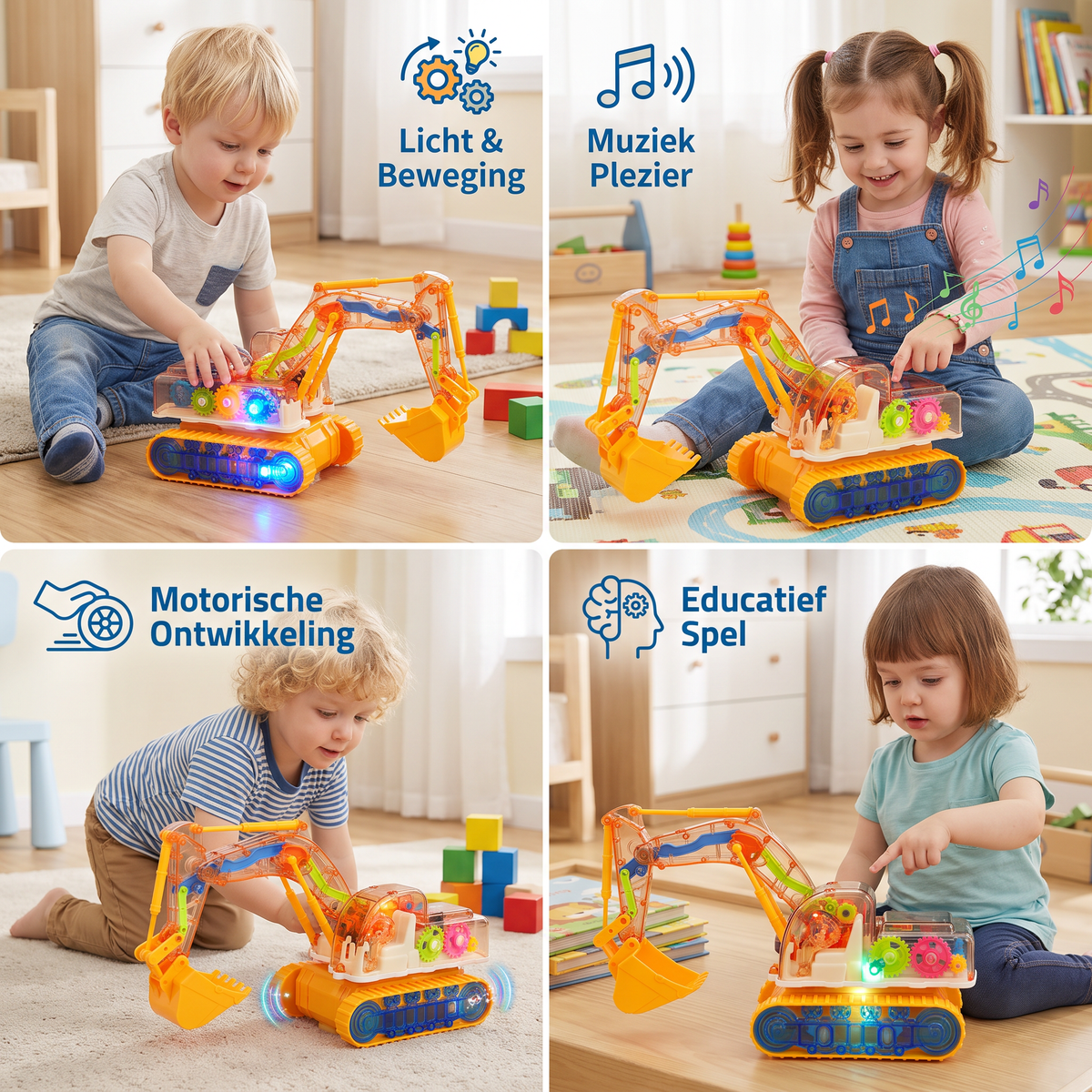 Dansende en Lichtgevende Muziekgraafmachine