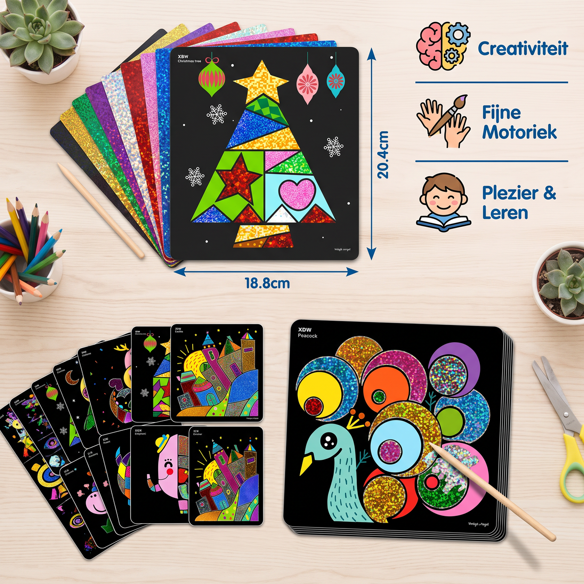 DIY-Foliekunst-Knutselset voor Kinderen