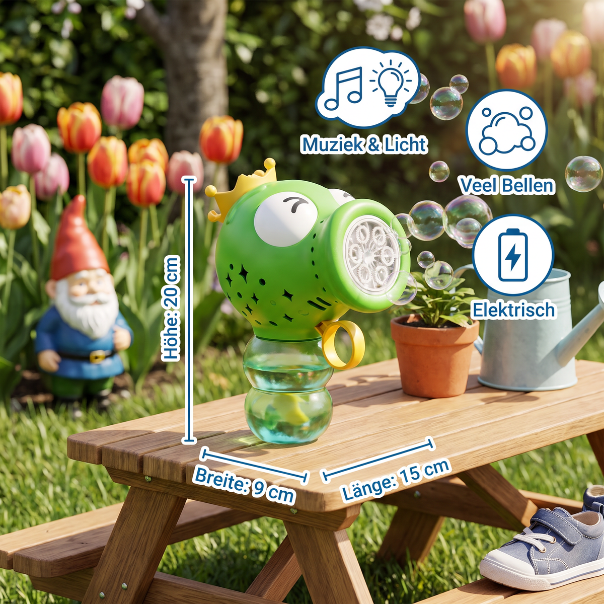 Schattige Automatische Bellenblaasmachine – Elektrische Bellenblazer voor Kinderen