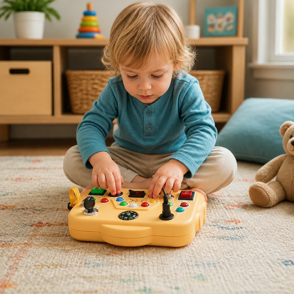 Montessori Activiteitenspeelgoed voor Kinderen – Leerspeelgoed ter Bevordering van Motoriek, Begrip & Creativiteit