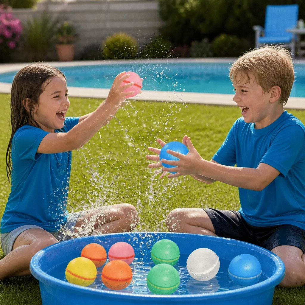 Herbruikbare Waterballonnen – Zelfsluitend & Siliconen