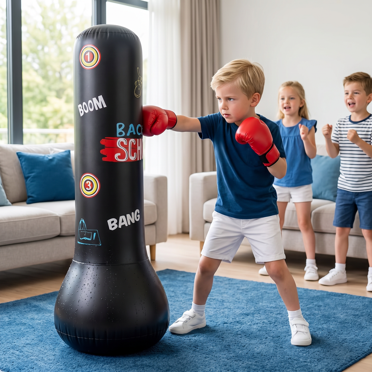 Opblaasbare Kinderbokszak met Water Vulling
