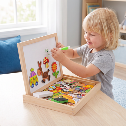 2-in-1 Montessori tekenbord