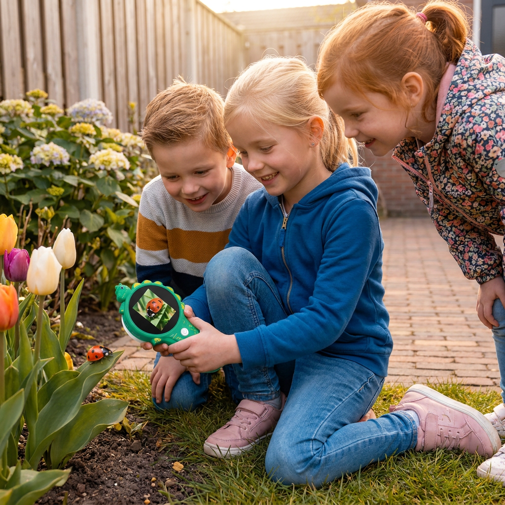 Kindervideomicroscoop met Scherm – Draagbaar Onderzoeksapparaat voor Kleine Ontdekkers