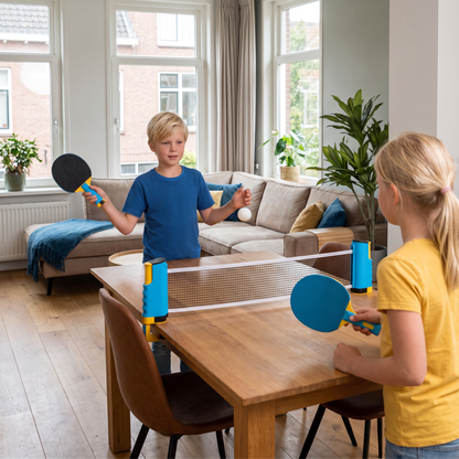 Aanpasbare tafeltennisset – geschikt voor elke tafel