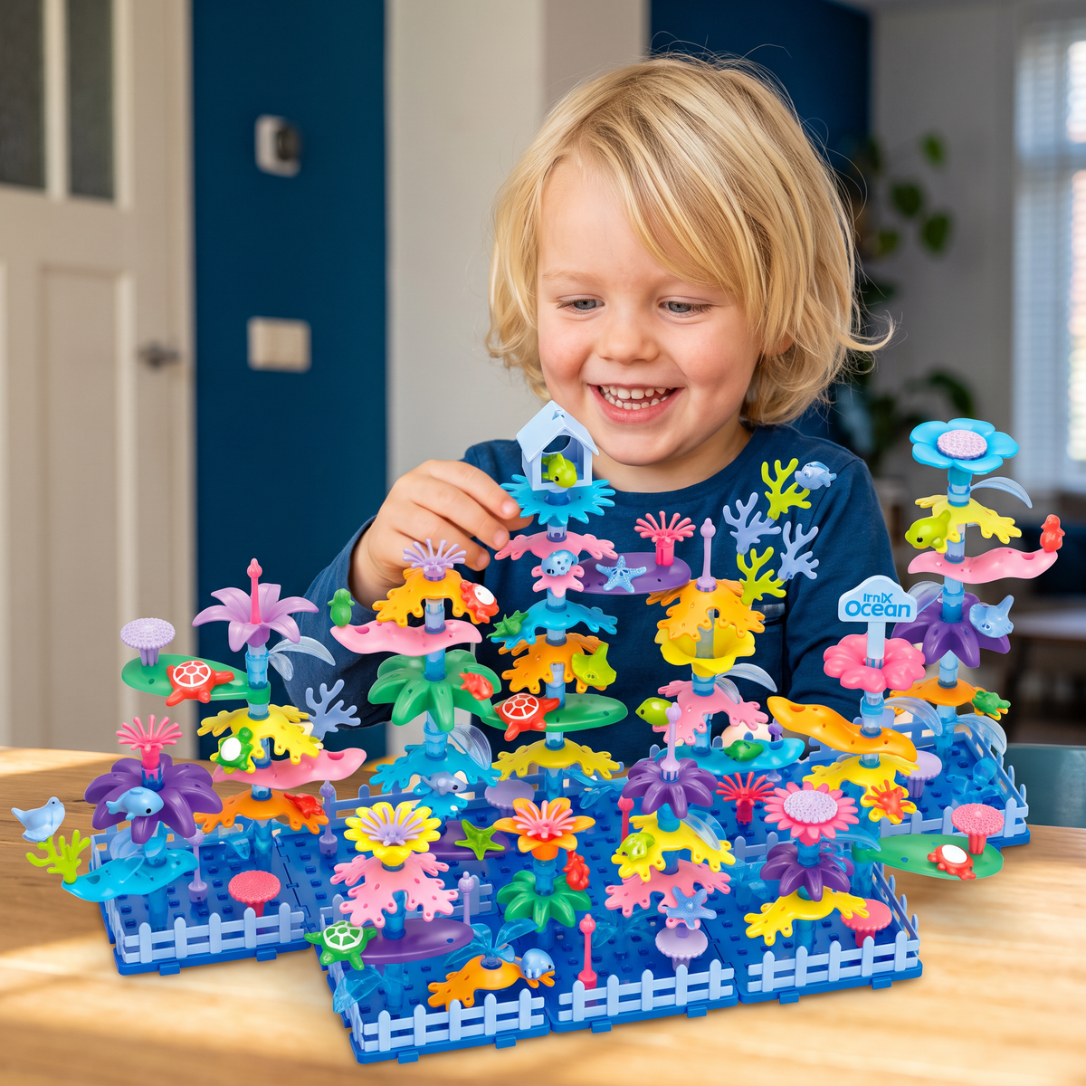 Kinder Bloementuin Steekspel – Creatieve Bouwset