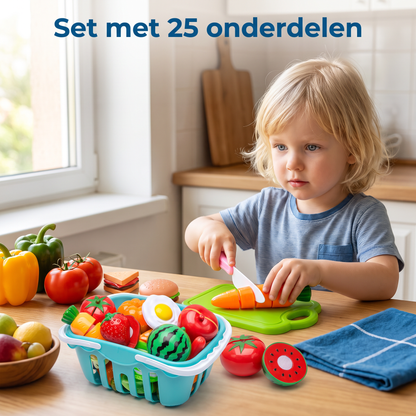 Groente- en fruitsnijset