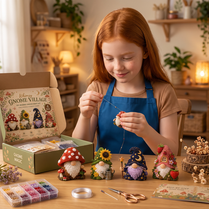 3D-Kralenfiguren Knutselset – DIY-Set voor Mini-Kralenkunst voor Beginners