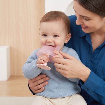 Siliconen Babybijtring In Paddenstoelvorm Voor Kleine Handjes