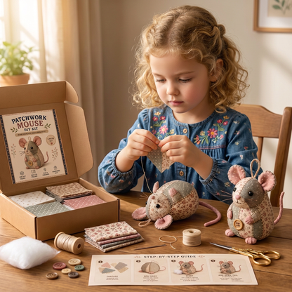 DIY-Naaiset voor Dieren – Knutselset voor Handgemaakte Stoffen Ornamenten