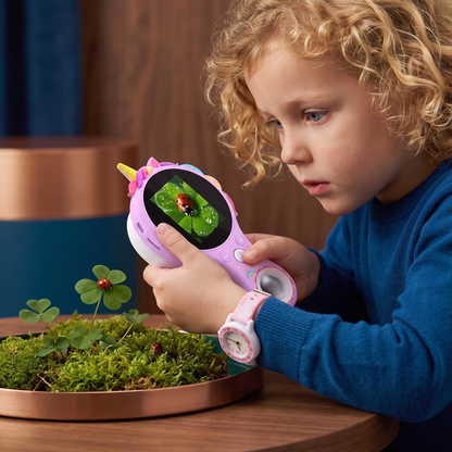 Kindervideomicroscoop met Scherm – Draagbaar Onderzoeksapparaat voor Kleine Ontdekkers