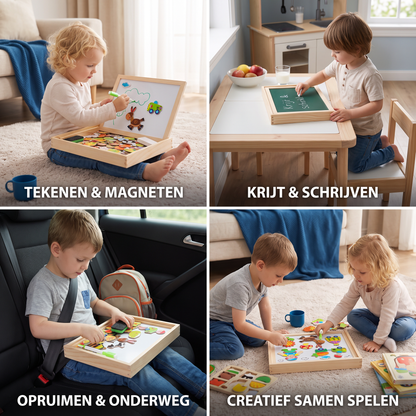 2-in-1 Montessori tekenbord