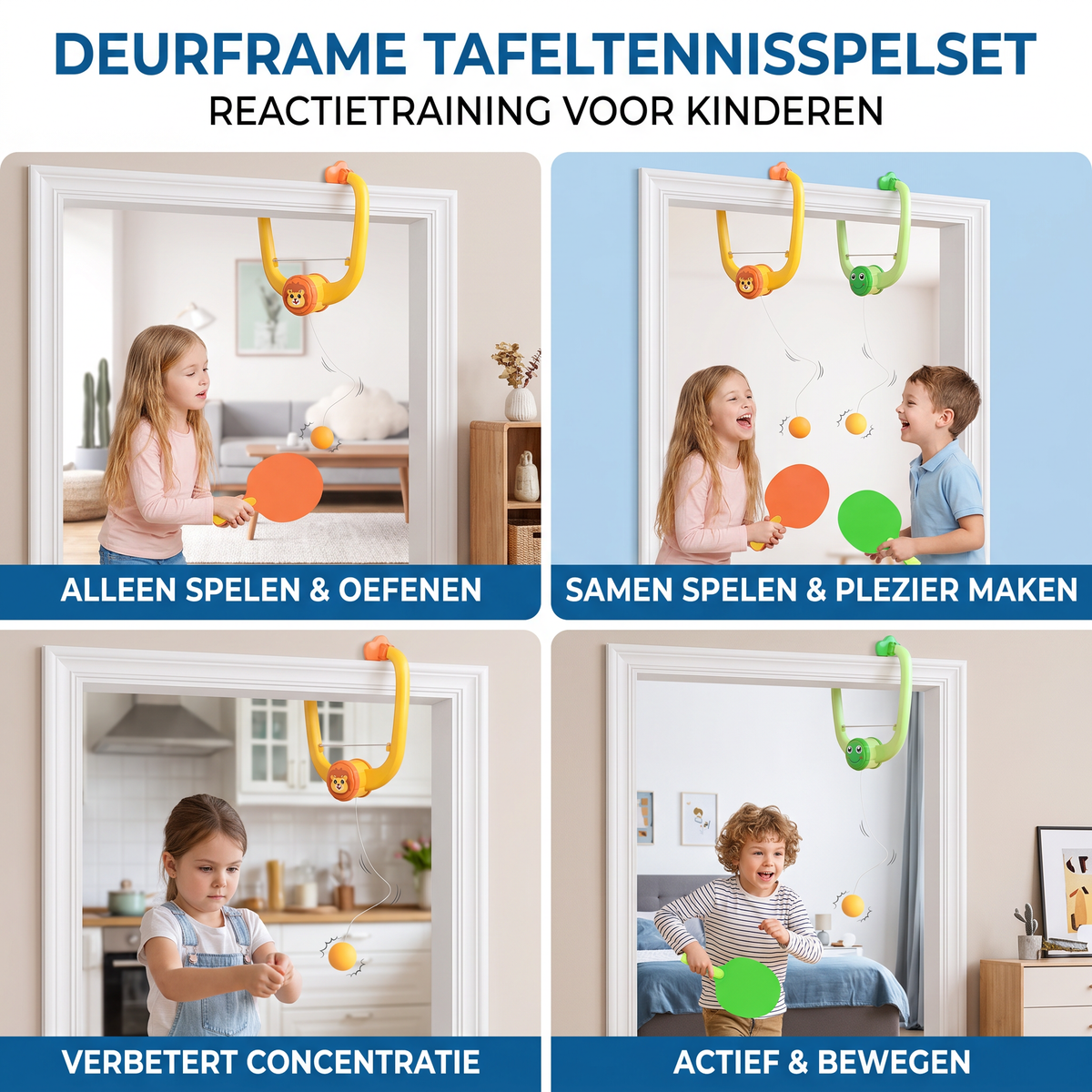 Deurframe tafeltennisspelset