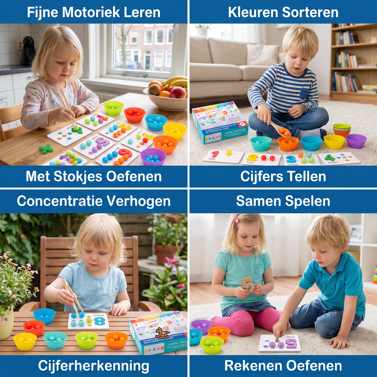 Nummersorteerspel met kralen – leer cijfers en tellen op een speelse manier