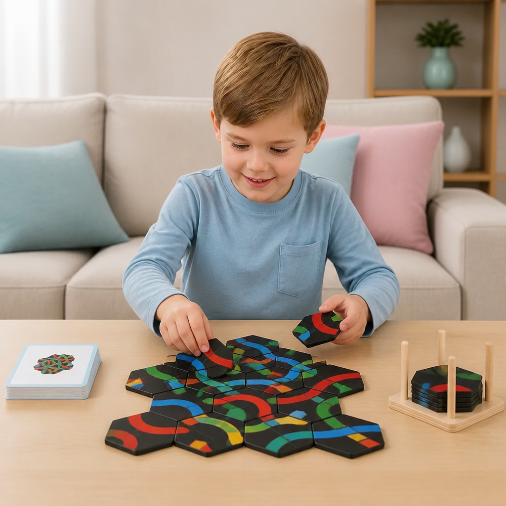 PadPuzzle - Educatief Wegzoek- Leer- En Familiespel