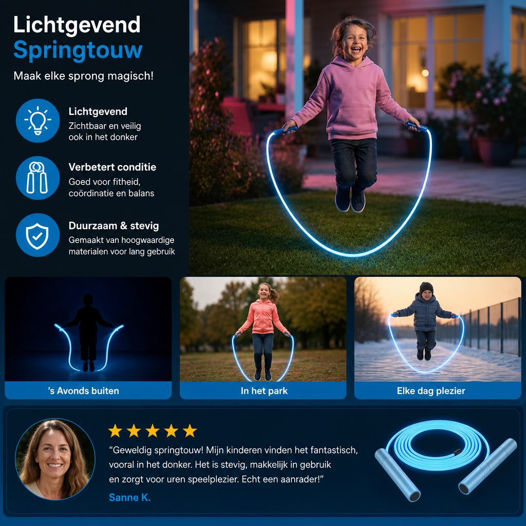 Lichtgevend Springtouw