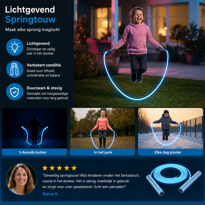 Lichtgevend Springtouw