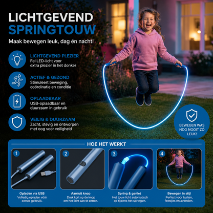 Lichtgevend Springtouw