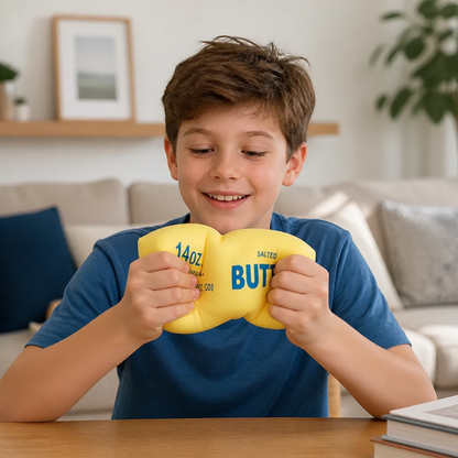 Jumbo-Squishy Boterstick – Langzaam Uitzettend Stressbal En Sensorisch Fidget Speelgoed