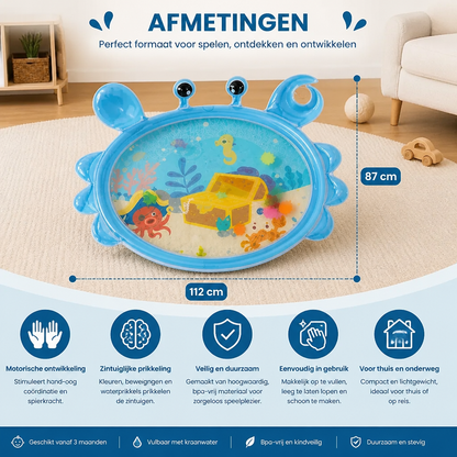 2-in-1 Interactief Buikligspeelgoed & Speelmat