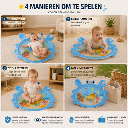 2-in-1 Interactief Buikligspeelgoed & Speelmat
