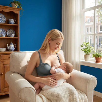 Naadloze Voedings- & Zwangerschaps-BH – Draadloos, Ondersteunend En Comfortabel Met Push-Up Effect