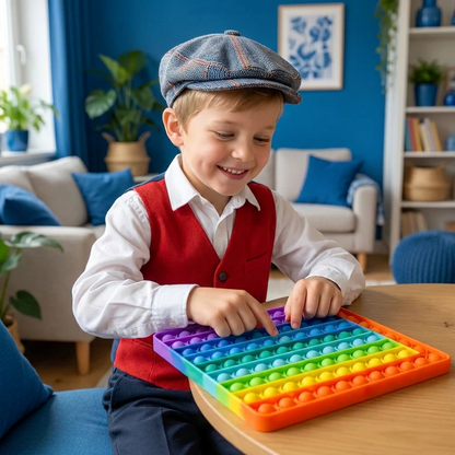 Rainbow Pop Math – Leerspeelgoed Voor Vermenigvuldigen Met Fidget-Effect