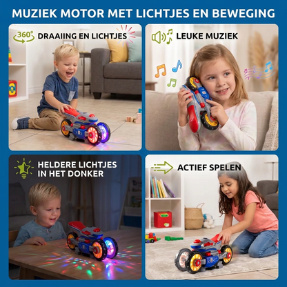 Lichtgevende en Dansende Muziekmotor