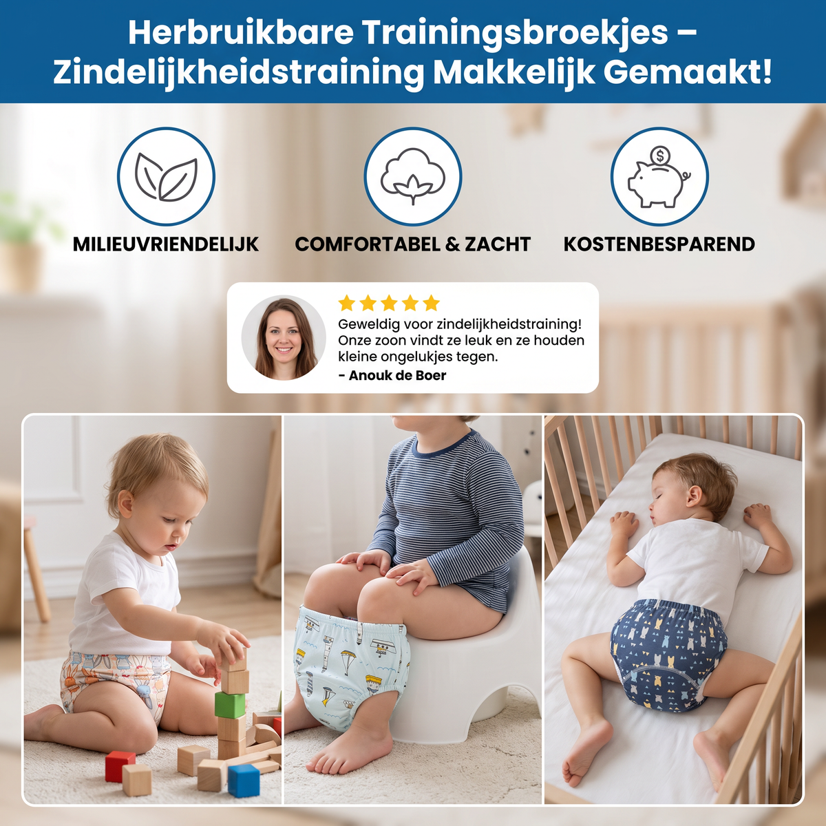 Herbruikbare Trainingsbroekjes – Zindelijkheidstraining Makkelijk Gemaakt!
