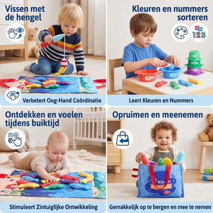 Montessori Pluche Vissenvijver Speelgoed voor Kinderen
