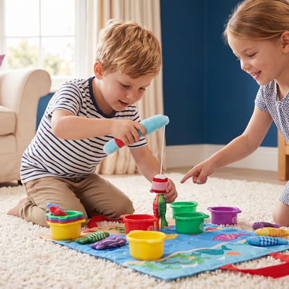 Montessori Pluche Vissenvijver Speelgoed voor Kinderen