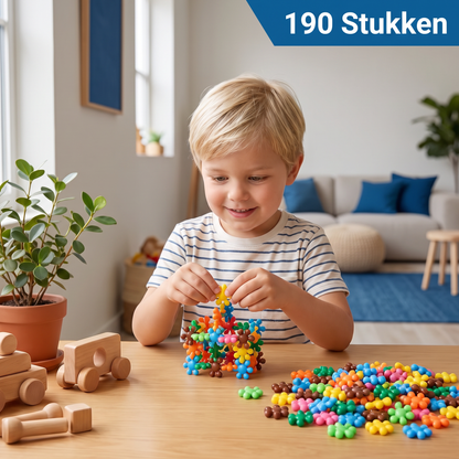 Creatieve Montessori Sneeuwvlok Bouwstenen
