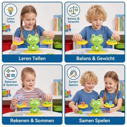 Educatieve Kikker Weegschaal Kinderspeelgoed – Rekenen Makkelijk Gemaakt!
