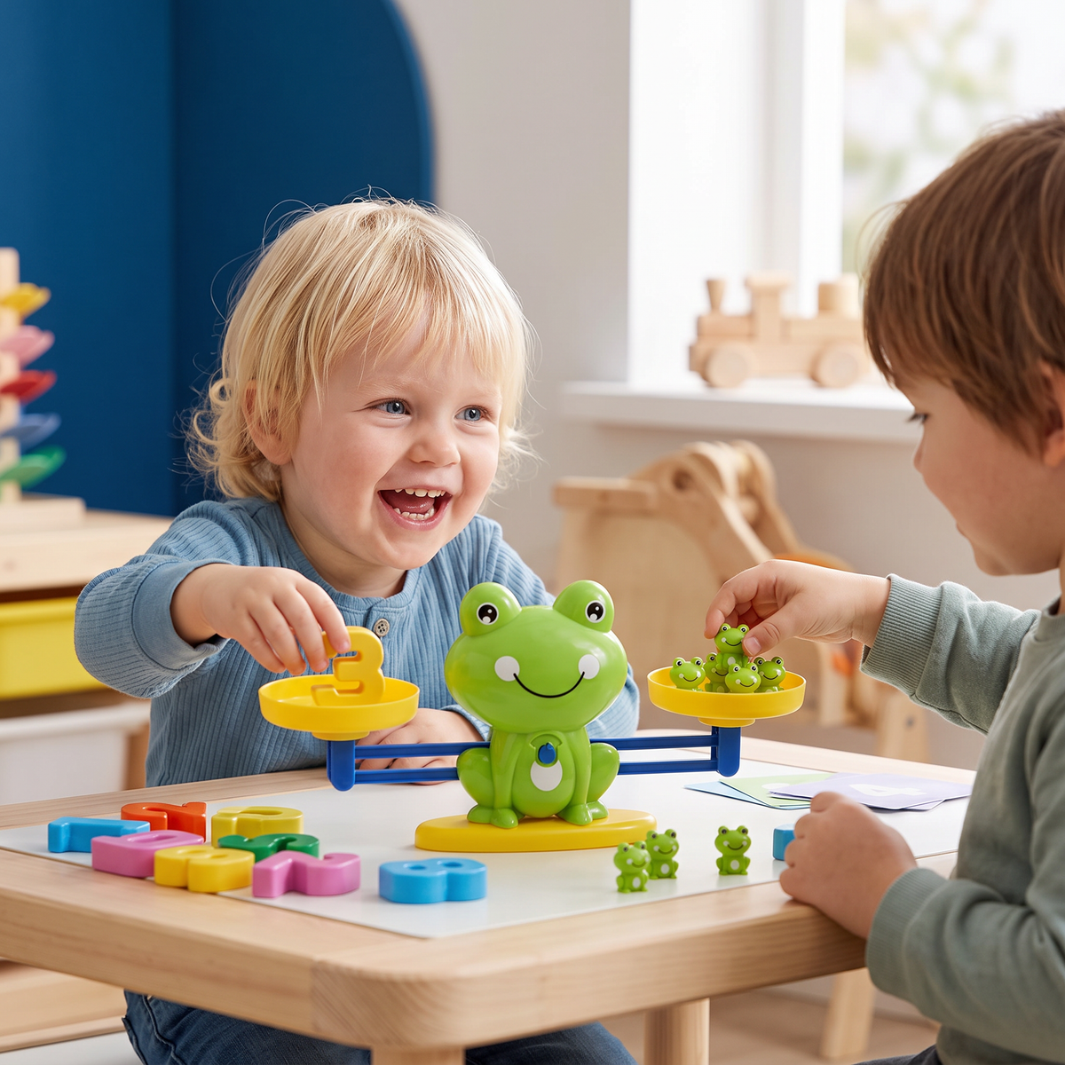 Educatieve Kikker Weegschaal Kinderspeelgoed – Rekenen Makkelijk Gemaakt!