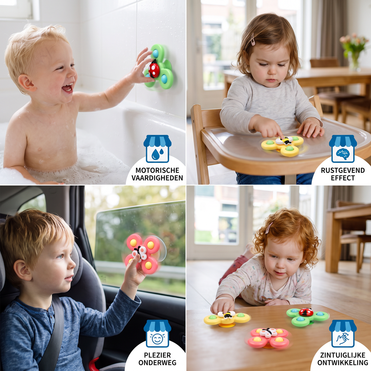Leuk Kinder Draaiend Speelgoed 3-delige Set