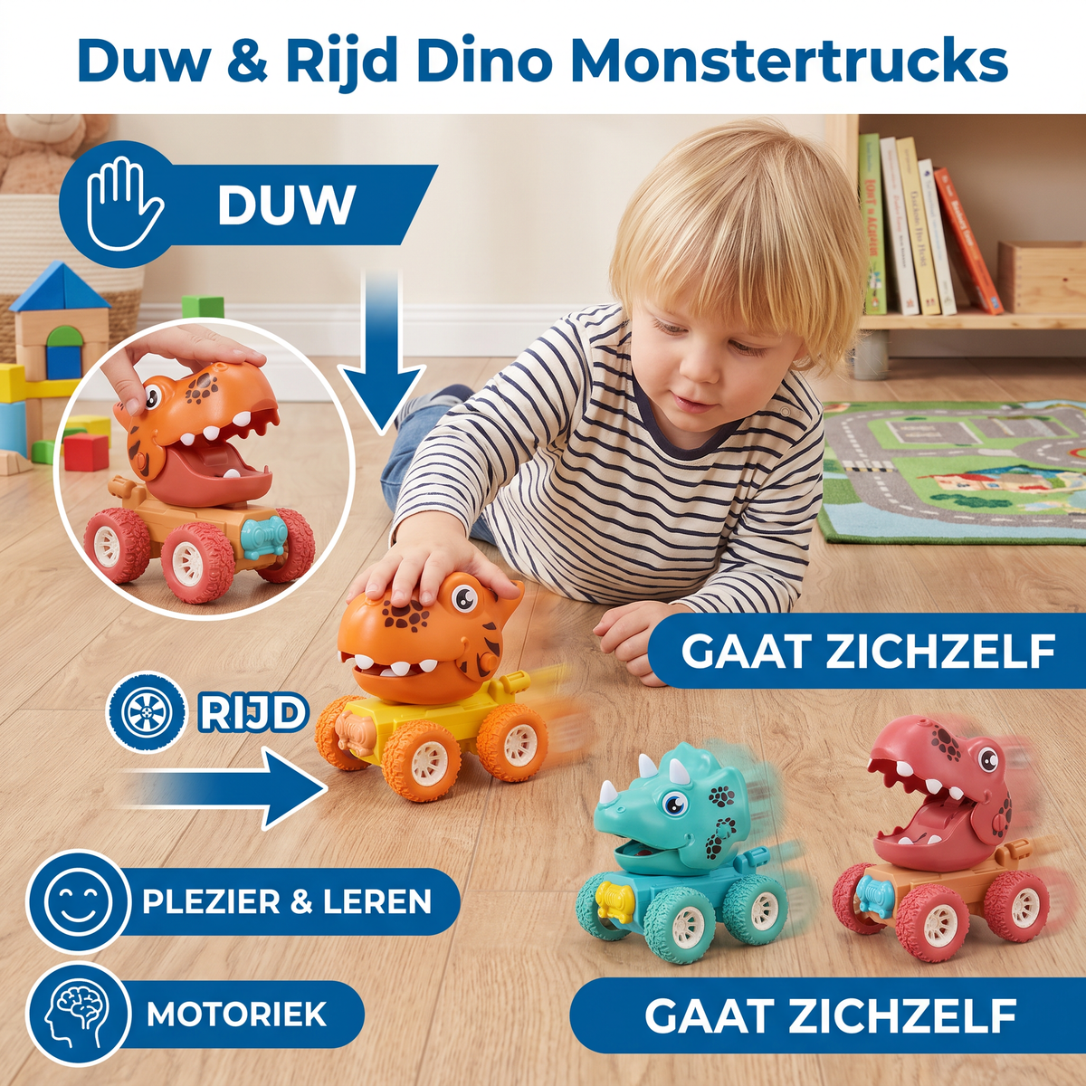 Duw & Rijd Dino Monstertrucks