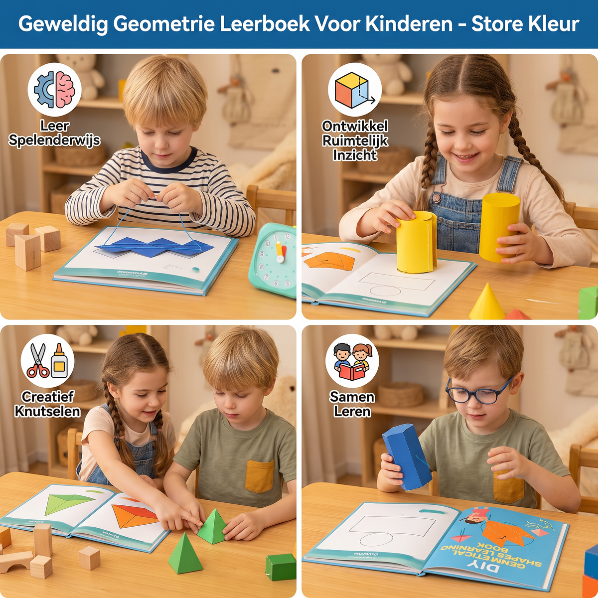 Geweldig Geometrie Leerboek Voor Kinderen