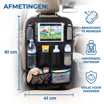 Auto Stoelbeschermer en Organizer Voor Kinderen