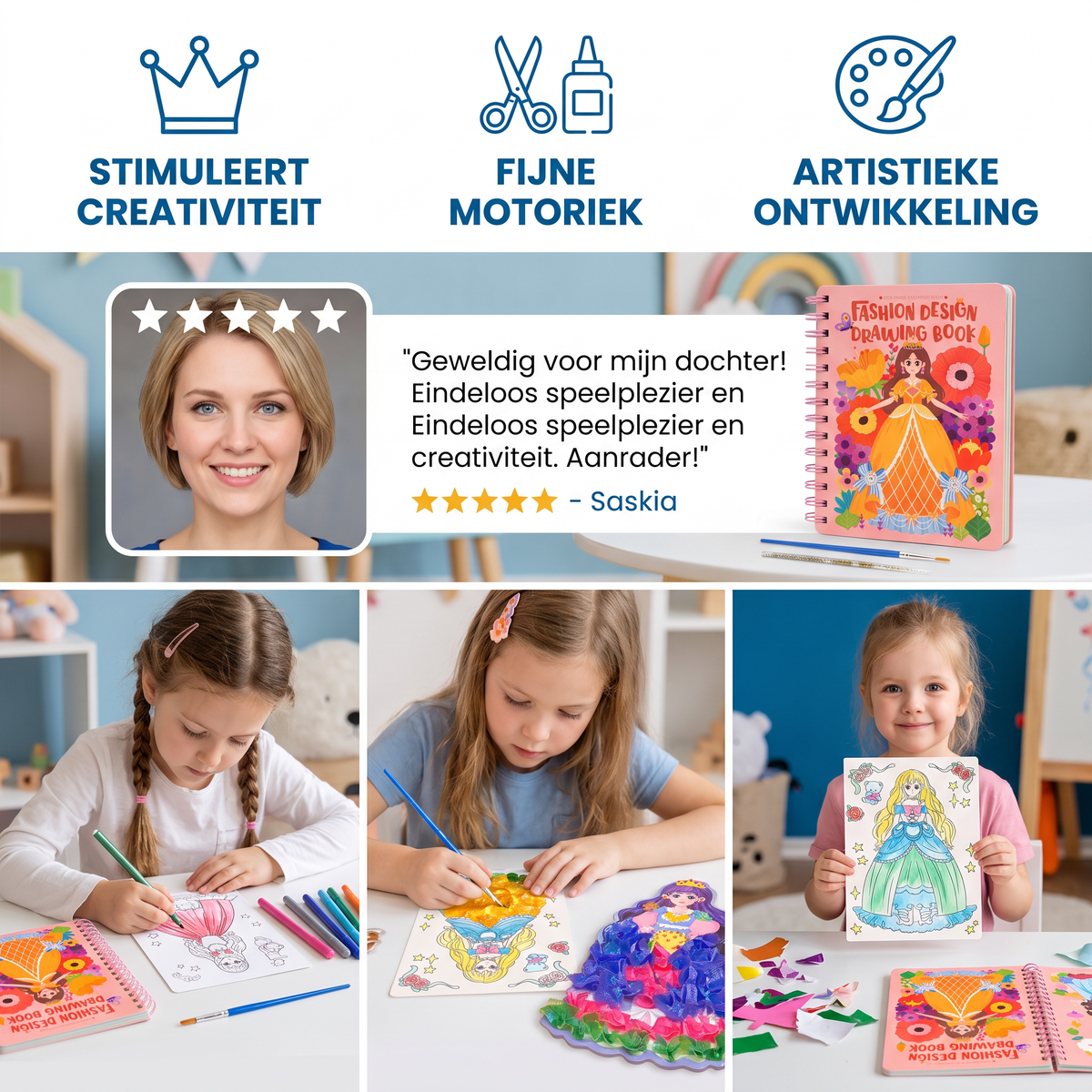 Prinsessen Teken- en Knutselboek