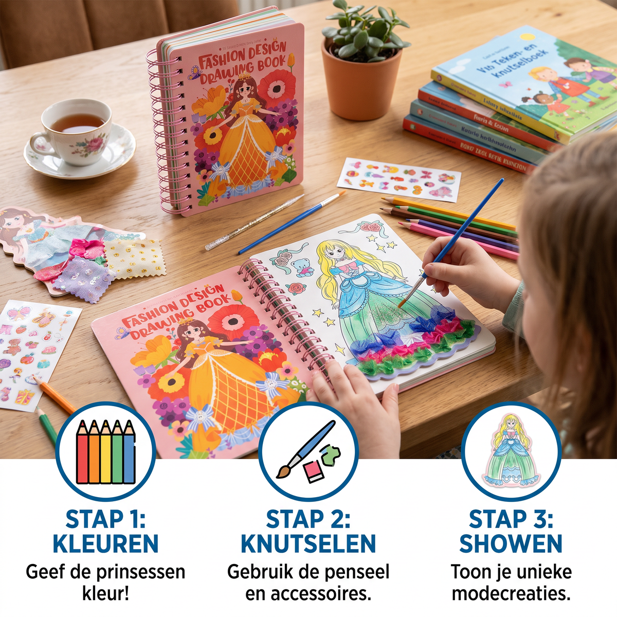 Prinsessen Teken- en Knutselboek