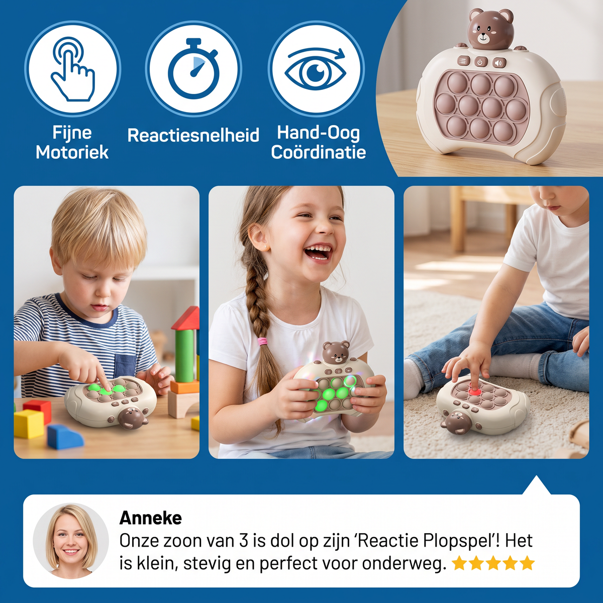 Reactie Plopspel