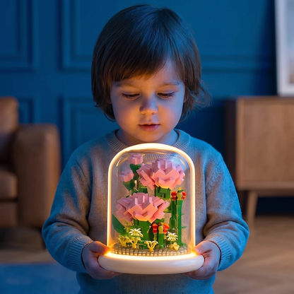 Edel Bouwsteen Bloem In Glas