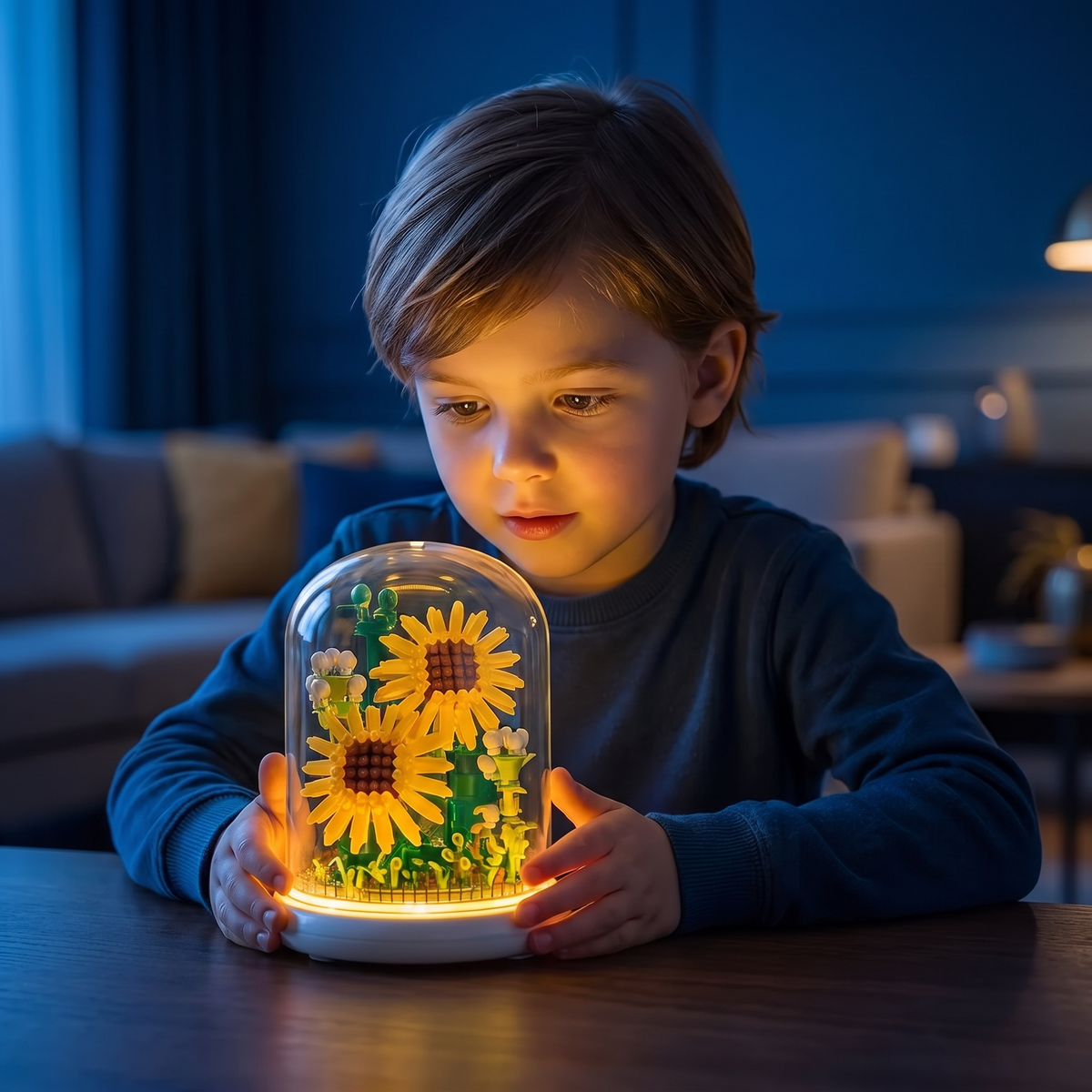 Edel Bouwsteen Bloem In Glas
