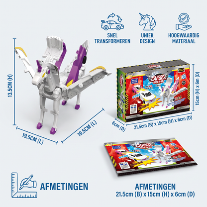 Transformerende Eenhoorn Speelauto's