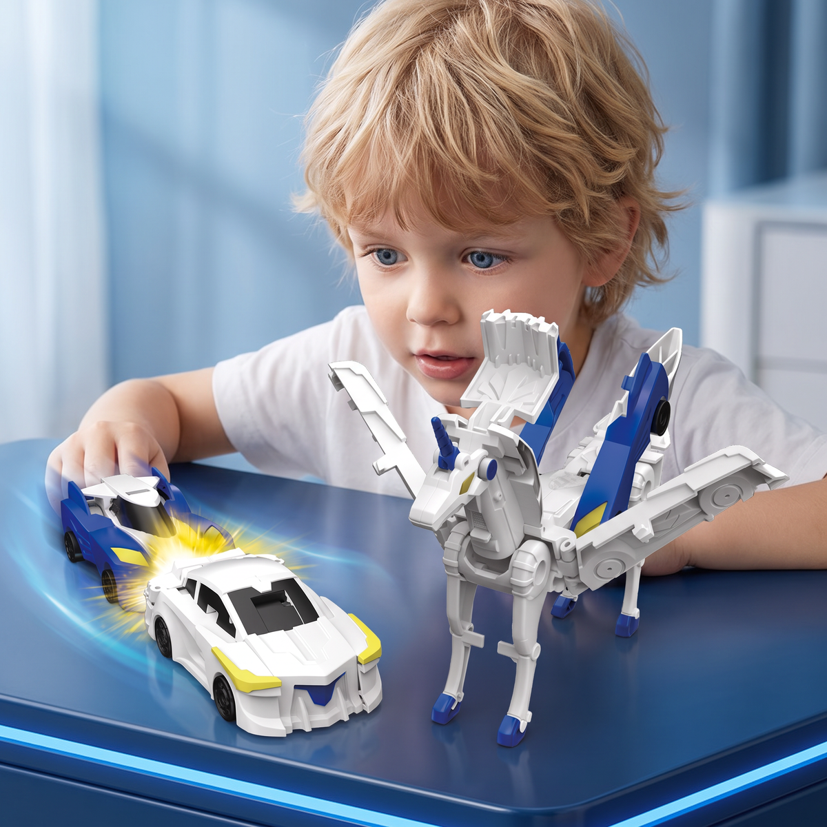 Transformerende Eenhoorn Speelauto's
