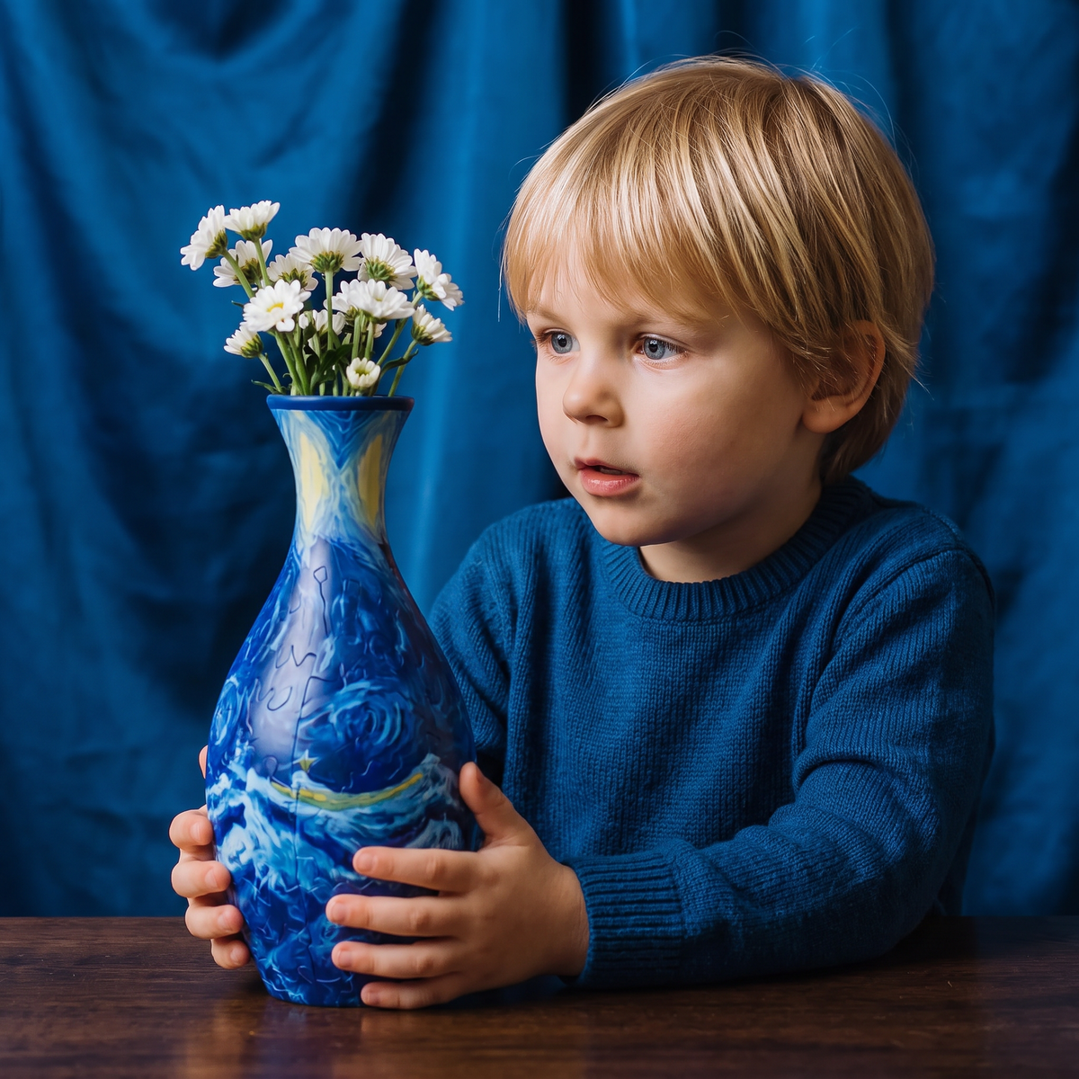 Edel 3D Puzzel Vaas - Geschikt Voor Echte Bloemen