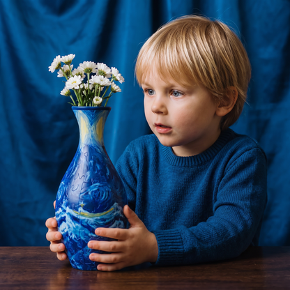 Edel 3D Puzzel Vaas - Geschikt Voor Echte Bloemen